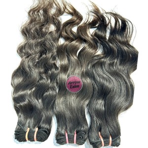 Extensions de cheveux vierges indiennes Remy Water Wave avec double trame machine pour tissage de cheveux 100g - Product Image 4