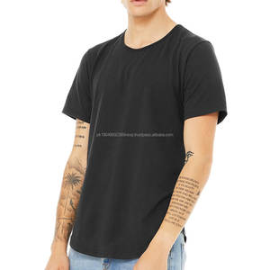 Camiseta unisex de manga corta con cuello redondo, camiseta elegante blanca redonda - Product Image 5