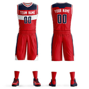 Uniforme de Baloncesto de Malla Transpirable con Bordado de Alta Calidad, Camiseta de Baloncesto Personalizada, Kit de Baloncesto Sublimado - Product Image 3