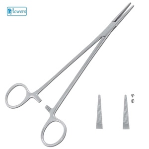 คีมหนีบเนื้อเยื่อแบบตรง Halsted Hemostatic Forceps ขนาด 18 ซม. เครื่องมือผ่าตัดสำหรับการผ่าตัดทั่วไป ได้รับการรับรองมาตรฐาน CE - Product Image 1