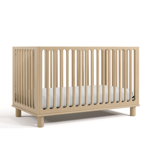 Nouvelle conception de lit bébé minimaliste de style scandinave, gain de place, fonction de barrière latérale rabattable 2102428 - Product Image 1