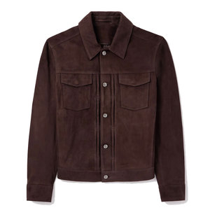 Veste de camionneur décontractée moderne, tissu respirant et doux, style classique, design à boutons sur le devant, pour un usage quotidien en extérieur - Product Image 1