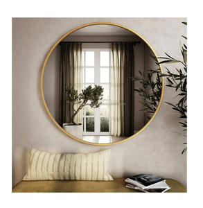 Handmade Modern Luxury Metal <b>Round</b> <b>Wall</b> <b>Mirror</b> Wedding Customized Design High Quality Home Decor - Product Image 4