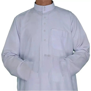 <b>Men</b> Juba Classic Traditional Islamic Clothing Long Robe Comfortable Loose Fit Modest Design Breathable Material - Product Image 5