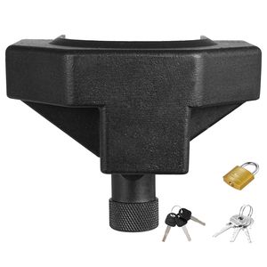Kit Lucchetto Antifurto per Gancio Traino Rinforzato con 3 Chiavi, Compatibile con Ganci da 2 5/16 Pollici e Lucchetto PR - Product Image 1