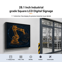 Verifizierter 28,1 Zoll Quadratischer LCD-Bildschirm 1:1 2048*2048 RK3568 Android 11 Industrie-Panel für Medizinische Diagnostik Fabrik OEM