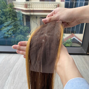 Cabello Humano Natural Liso de Color Marrón con Mancha de Nacimiento, Cabello Humano Virgen de Alta Calidad al por Mayor, 100% Cabello Humano - Product Image 3