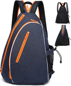 Sac à dos portable en nylon personnalisé – Sac de raquettes imperméable pour pickleball, tennis et badminton avec logo personnalisé - Product Image 6