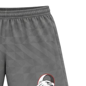 Gray <b>Red</b> Sublimation Lacrosse Shorts Men's Sports Uniform Bottoms Athletic Training Pants Game Wear Outdoor Performance Clothing - Product Image 4
