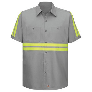 Camiseta Polo de Seguridad Reflectante de Alta Visibilidad para Hombre, Ropa de Trabajo 100% Poliéster, Nailon y Spandex, Logotipo y Color Personalizados - Product Image 4