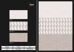 Azulejos de Porcelana Mate Versátiles de 300X600MM, Diseñados para Satisfacer Necesidades de Diseño Adaptativo con Integridad Duradera y un Acabado Sutil - Product Image 2