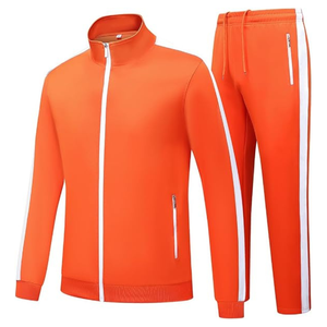 Conjuntos Deportivos de 2 Piezas, Conjunto de Fitness para Correr, Chaqueta Deportiva con Logotipo Personalizado, Pantalones Deportivos, Conjunto Deportivo de Poliéster para Otoño y Primavera - Product Image 1
