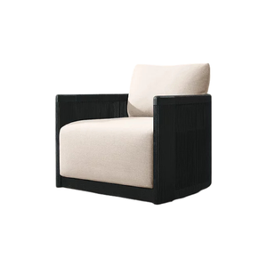 เก้าอี้พักผ่อนกลางแจ้งทันสมัย โครงโลหะอะลูมิเนียม สำหรับระเบียงสวน โรงแรม - Product Image 1