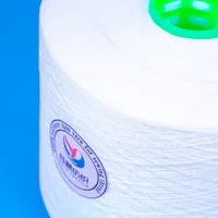 Hilo de Poliéster Brillante de Alta Tenacidad, Fibra Corta de Poliéster para la Fabricación de Hilos de Coser Industriales