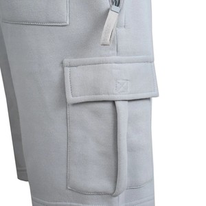 100% Cotton High Quality Knitted French Terry Sweat Shorts Custom Drawstring Luxury Cotton Fleece Cargo Shorts Men - Product Image 6