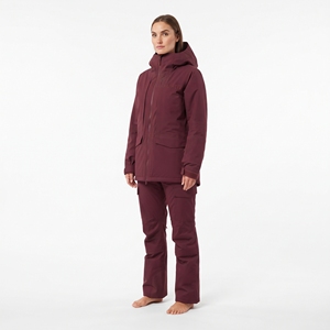 Ensemble de vêtements de ski imperméables pour femmes, veste et pantalon de neige personnalisés, coupe-vent, chaud, pour les sports de plein air - Product Image 5
