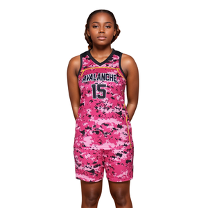 Prime Women Basketball Jersey Set Sublimated Rugged V Neck Sleeveless Moisture Wicking Athletic Wear All Seasons Corporate Logo - Product Image 1