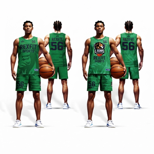 ชุดเสื้อบาสเก็ตบอล BASKETMAN Rexfit Sports แบบสั่งทำพิเศษ ระบายอากาศได้ดี สำหรับผู้ชาย ใส่ได้ทุกฤดู - Product Image 3