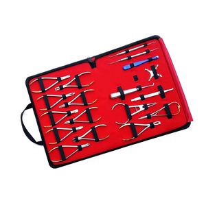 Kit d'instruments d'extraction dentaire : Élévateurs, pinces, forceps – Ensemble de chirurgie buccale en acier inoxydable – Instruments dentaires en gros - Product Image 2