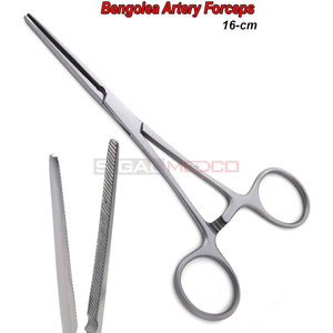 Pinzas Hemostáticas Bengolea, Pinzas de Sujeción Hemostáticas, Instrumentos Médicos Quirúrgicos, Acero Inoxidable, Profesionales - Product Image 3