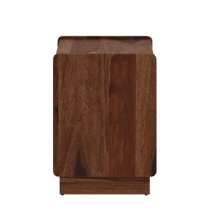 Modern Solid Wood Nightstand With 1 Drawer And Open <b>Shelf</b> Storage Bedroom Furniture Scandinavian Design - Product Image 5