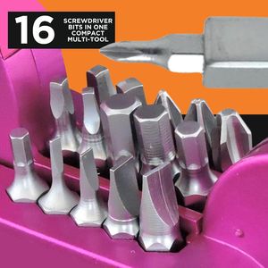 Multiutensile Urbano Kelvin 23 - Attrezzo Manuale in Acciaio Industriale con Cacciavite, Chiave, Lama e Righello - Product Image 6
