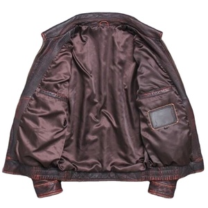 Veste de moto élégante en cuir PU disponible en différentes couleurs à un bon prix Nom de l'équipe personnalisée - Product Image 1