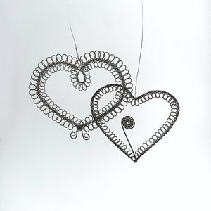 Ensemble d'ornements de Noël vintage en cuivre faits à la main, boîte cadeau avec ange et étoile, décorations pour arbre de Noël, à suspendre sur une branche d'arbre - Product Image 2