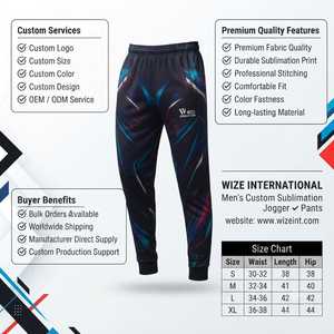 Pantalones Deportivos Sublimados para Hombre, con Logotipo Personalizado, para Entrenamiento Físico, Ropa Deportiva Informal, Fabricante de Pantalones Deportivos para Hombre - Product Image 6