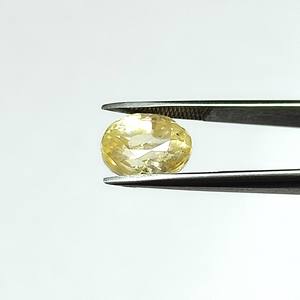 Zafiro amarillo ovalado natural de 4.92 quilates de Sri Lanka, piedras preciosas sueltas para la fabricación de joyas y anillos, tabla Ratti 5.25 YSOIN-140 - Product Image 3