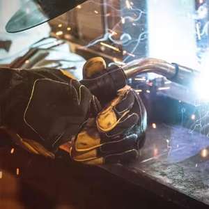 Guantes Largos de Cuero Resistentes al Fuego con Características Anti-Corte y Resistentes al Calor para Manipulación de Animales - Product Image 5