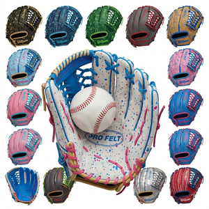 High Quality <b>Baseball</b> Glove for Kids Professional Leather Mitt for Right Left Hand Durable Club Practice Factory Whole Sale - Product Image 1