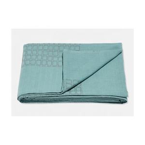 Nappe de table multifonctionnelle bleu beige brodée numérique imperméable jetable en gros mode 100% coton OEM personnalisée élégante - Product Image 2