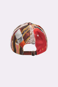 Casquette Snapback Unisexe 6 Panneaux Imprimée Numérique avec Boucle Métallique Réglable Rouge Multicolore 100% Coton Toile Style Baseball Tendance Courante - Product Image 6