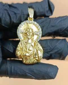 Pendentif Breloque Hip Hop Bouddha Iced Out en Argent 925 Massif avec Moissanite, Bijou Hip Hop de Luxe Plaqué Or 18K - Product Image 2