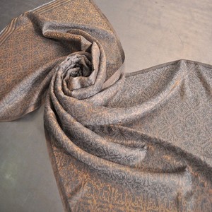 Fine <b>Wool</b> Zari Self Stole High Quality Luxury Scarves jacquard weave scarf - Product Image 2
