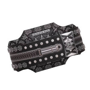 Cinturón WWE con Diseño de Calavera y Cruz para Lucha Libre - Product Image 3
