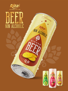 OEM ผู้ผลิตจากเวียดนาม330มิลลิลิตรกระป๋อง Rita ไม่มีแอลกอฮอล์เบียร์สับปะรดรส - Product Image 6