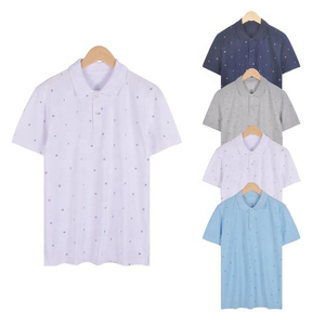 ผู้ผลิตเสื้อโปโลชายคุณภาพสูงแบบสั่งทำพิเศษ ผ้าฝ้าย 100% เสื้อโปโลพิมพ์ลายเต็มตัวสำหรับผู้ชาย - Product Image 1