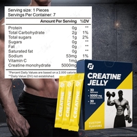 Supplément de gel de gelée de créatine OEM pour l'entraînement en salle de sport et la performance musculaire