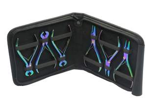 Kit de Pinzas de Acero Inoxidable de Alta Calidad para Extensiones de Cabello con Pinzas de Presión y Sujeción de Cuentas de 3 Eslabones - Product Image 4