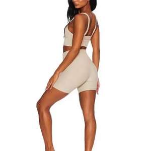 Conjunto de Top y Shorts de Yoga Duraderos para Mujer, Ropa de Gimnasio y Fitness, Top y Shorts de Yoga para Mujer al por Mayor, Conjunto de 2 Piezas para Mujer - Product Image 6