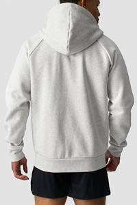 Sweat-shirts à capuche zippés unisexes en coton gris, personnalisables avec logo brodé ou imprimé – Nos meilleures ventes pour hommes - Product Image 2