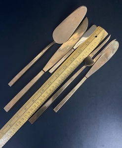 Juego de Cubiertos Minimalistas de Latón con Acabado Mate, Resistentes al Óxido, para Bodas, con Mango Metálico - Product Image 5