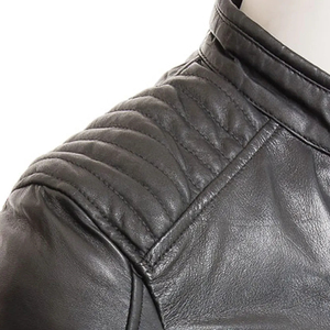 Motor <b>Bike</b> Leather <b>Jackets</b> Material Leather <b>Jacket</b> New Arrival Leather <b>Jacket</b> Latest Design Leather <b>Jacket</b> For <b>Men</b> - Product Image 4