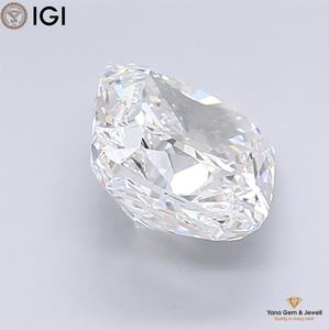 Listo para Configuración Personalizada, Certificado IGI, Color E, Claridad VVS1, Forma de Cojín, Diamante Cultivado en Laboratorio CVD, 2.50 Quilates - Product Image 5