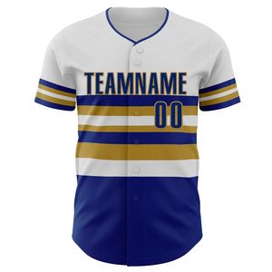 Camiseta de Béisbol Personalizada para Hombre, Manga Corta, Cierre de Botones, Nombre del Equipo 00, Impresión por Transferencia de Calor, Absorbe la Humedad, Ajuste Atlético - Product Image 1