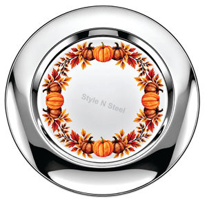 Assiette de Présentation Ronde en Métal Poli, Sous-Assiette en Fer, Taille Personnalisée pour Hôtels, Restaurants, Mariages et Traiteurs - Product Image 3