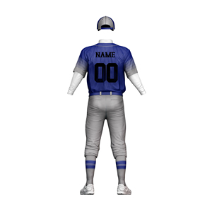 Uniformes de baseball et de softball personnalisés pour hommes, hauts et chemises durables avec impression de numéro et de nom d'équipe, ensembles de style sublimation - Product Image 3