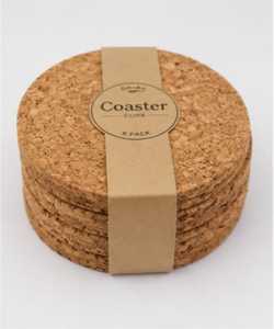 Wood Drink Coasters Round Cup <b>Mat</b> Set Table Protector <b>Bar</b> Accessories Home Use - Product Image 1